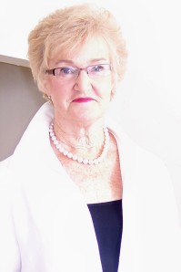 Sophisticated Evening Glamour for retired nurse practitioner Shirley Crozier
